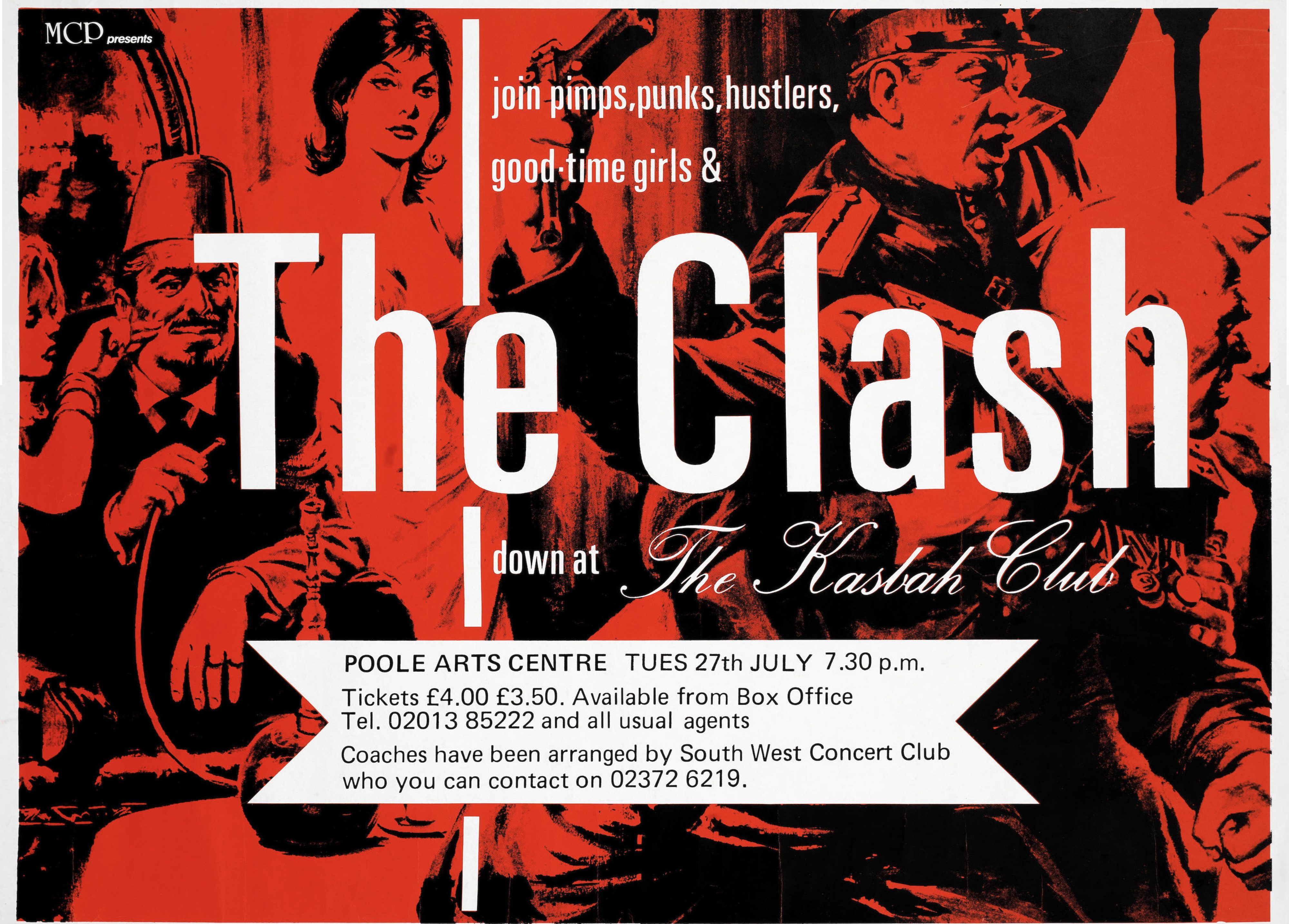 The Clash Live - Poole - Arts Centre - Tuesday 27th July 1982